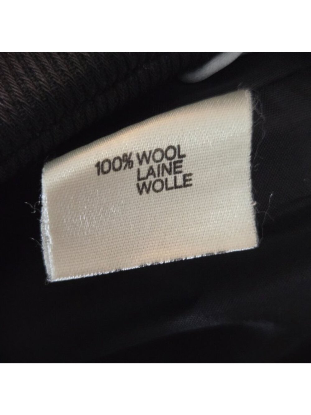 Karl Lagerfeld Black Midi Skirt US 10 High Rise A-Line Quiet Luxury Minimalist - Picture 8 of 9